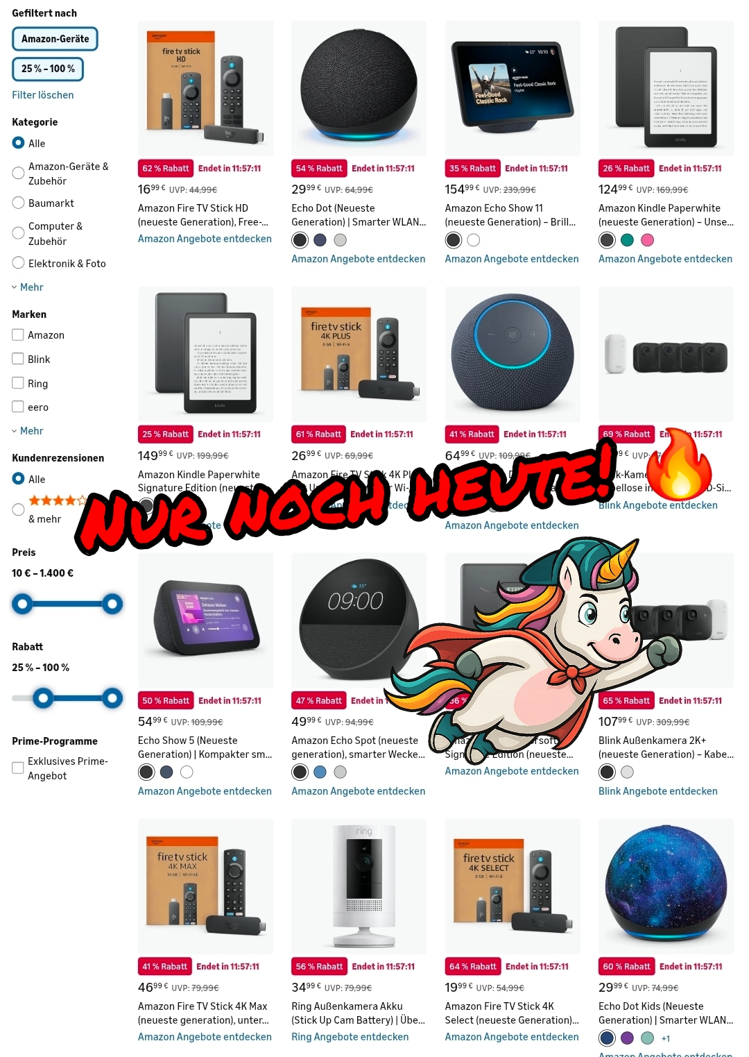 PRIME DAY nur noch heute!! 💥

Alle Amazon Geräte zum Schnäppchenpreis:
👉🏻 https://amzlink.to/az08