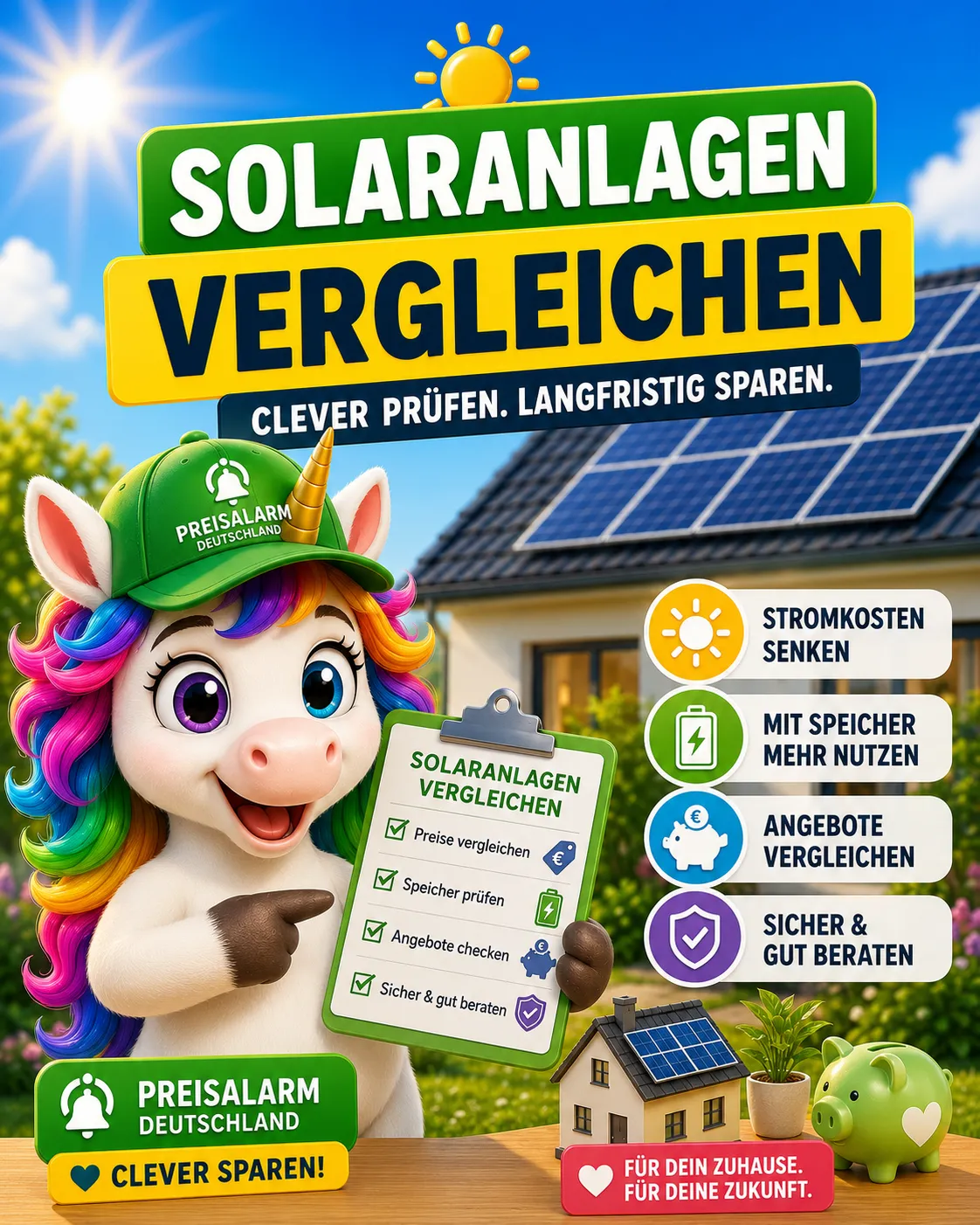 ☀️ Solaranlage geplant? Dann lohnt sich der Vergleich richtig! 🏡⚡

Bei Solaranlagen zählt nicht nu