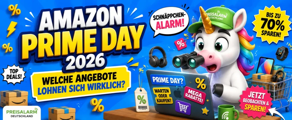 Amazon Prime Day 2026 Angebote beobachten mit Preisalarm Deutschland