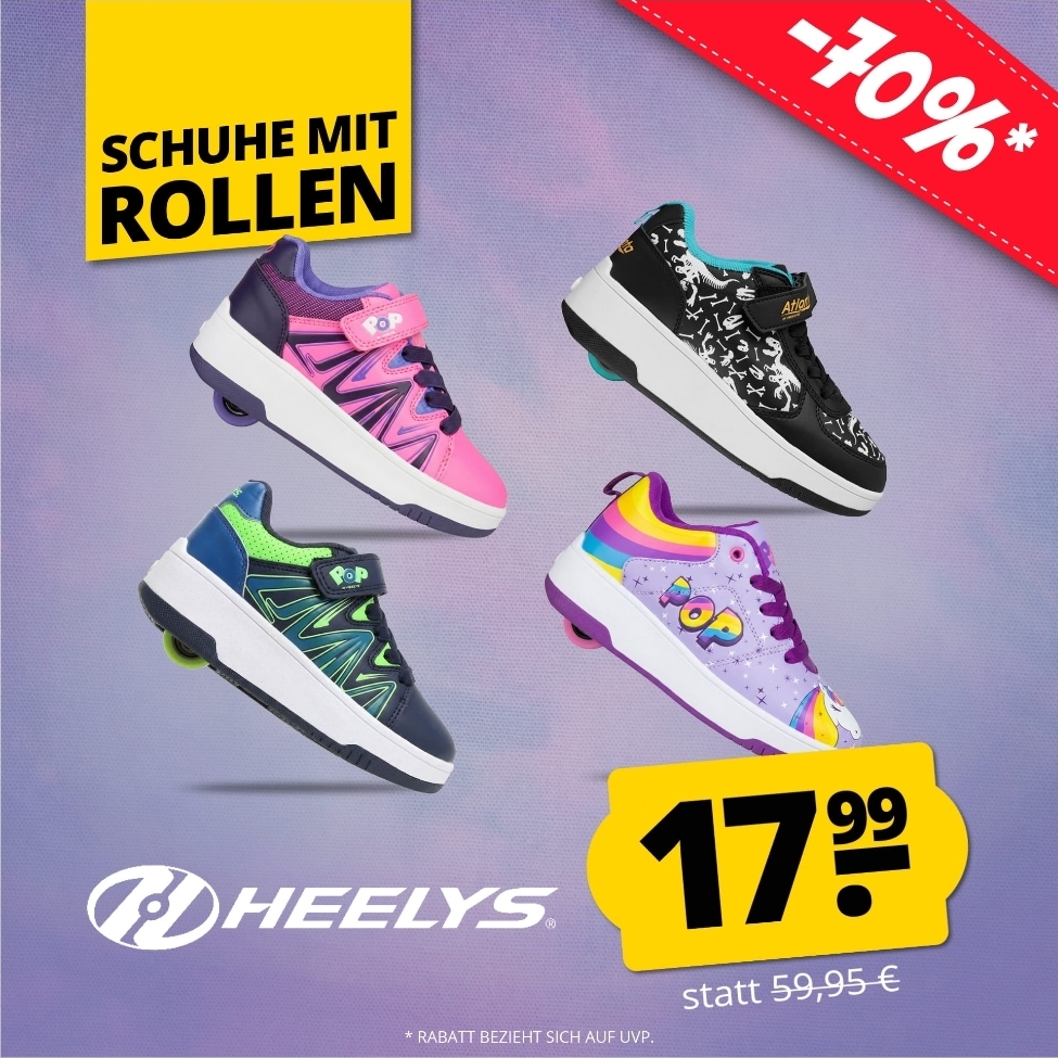 HEELYS Pop Kinder Schuhe mit Rollen HES10304